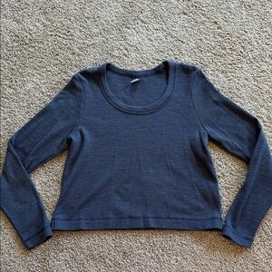 Old Navy Navy Blue Long Sleeve Tee